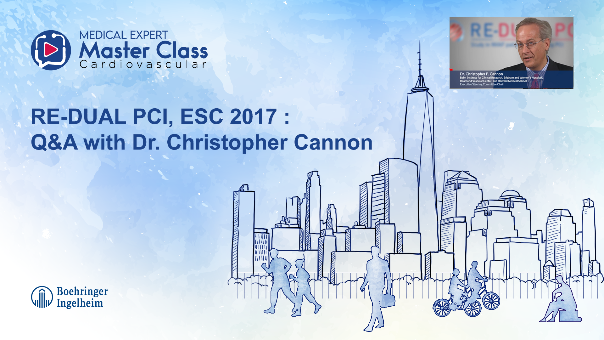 RE-DUAL PCI, ESC 2017: Q&A with Dr. Christopher Cannon