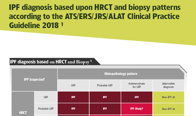 IPF Diagnosis According to ATS/ERS/JRS/ALAT Clinical Practice Guideline 2018