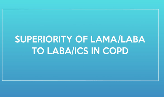 Superiority of LABA/LAMA over LABA/ICS