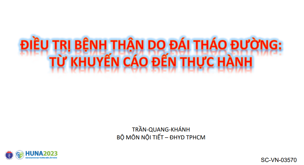 Điều trị bệnh Thận do ĐTĐ