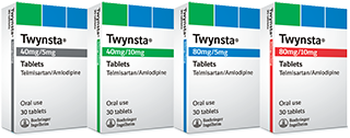 Telmisartan + Amlodipine (Twynsta®)